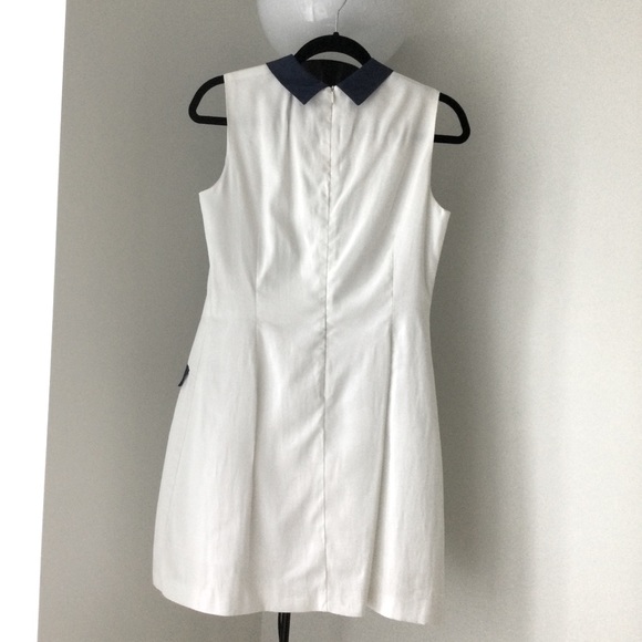Mini White Designer Dress - Picture 2 of 2